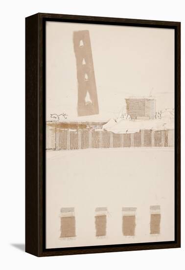 Book Cover 35-Qasim Sabti-Framed Stretched Canvas