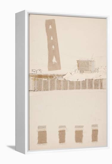 Book Cover 35-Qasim Sabti-Framed Stretched Canvas