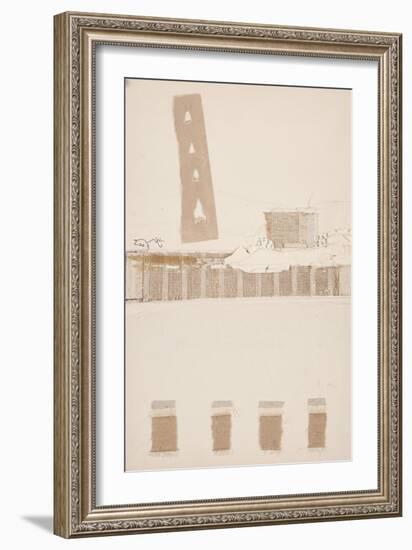 Book Cover 35-Qasim Sabti-Framed Art Print