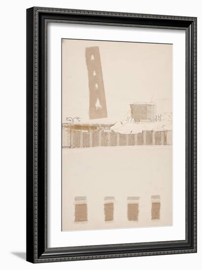 Book Cover 35-Qasim Sabti-Framed Art Print