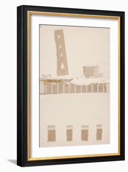 Book Cover 35-Qasim Sabti-Framed Art Print