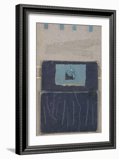 Book Cover 45-Qasim Sabti-Framed Art Print