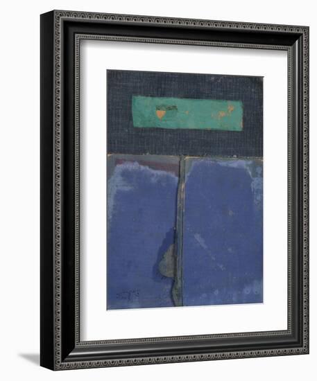 Book Cover 46-Qasim Sabti-Framed Art Print