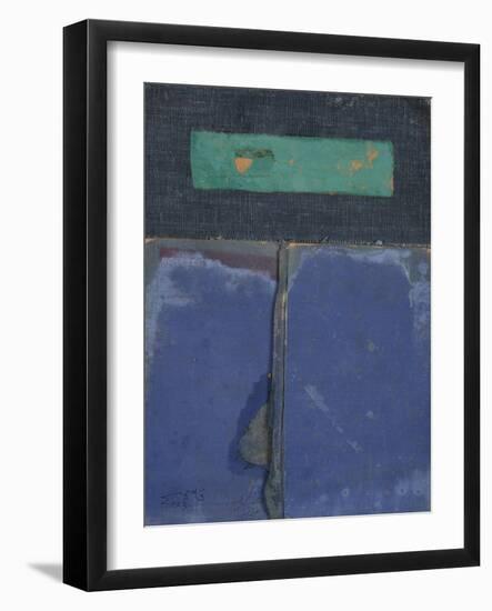 Book Cover 46-Qasim Sabti-Framed Art Print