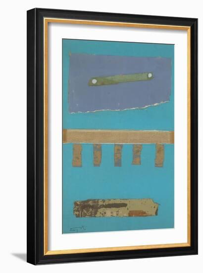 Book Cover 7-Qasim Sabti-Framed Art Print