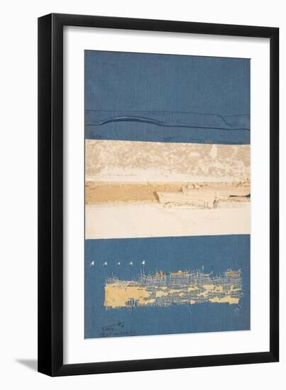 Book Cover 8-Qasim Sabti-Framed Art Print