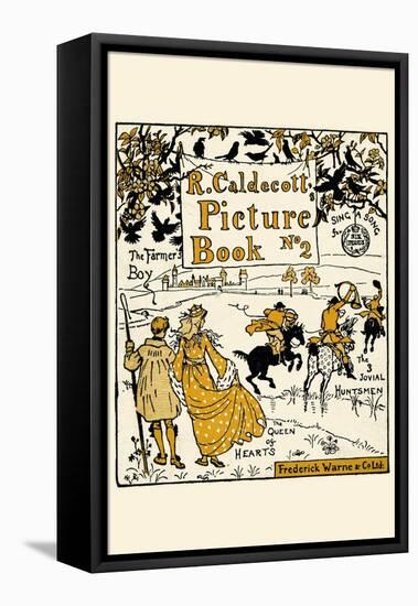 Book Cover Caldecott Picture Book No. 2-Randolph Caldecott-Framed Stretched Canvas