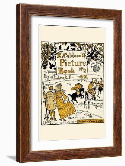 Book Cover Caldecott Picture Book No. 2-Randolph Caldecott-Framed Art Print