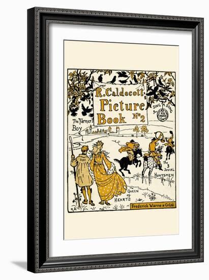 Book Cover Caldecott Picture Book No. 2-Randolph Caldecott-Framed Art Print