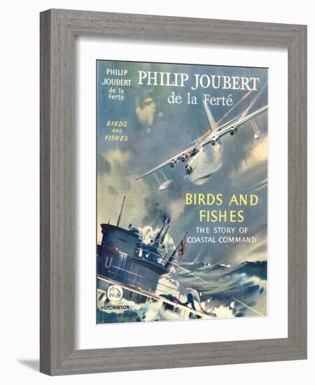 Book Cover for 'Birds and Fishes - the Story of Coastal Command'-Laurence Fish-Framed Giclee Print