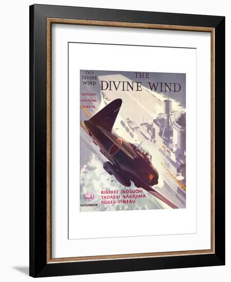 Book Cover for 'The Divine Wind', 1950s-Laurence Fish-Framed Giclee Print