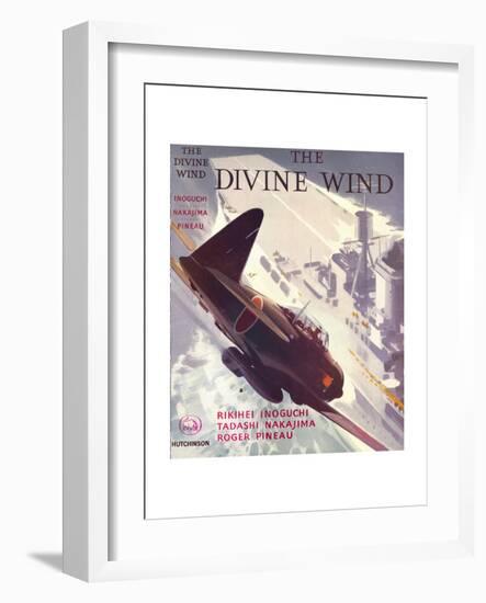 Book Cover for 'The Divine Wind', 1950s-Laurence Fish-Framed Giclee Print