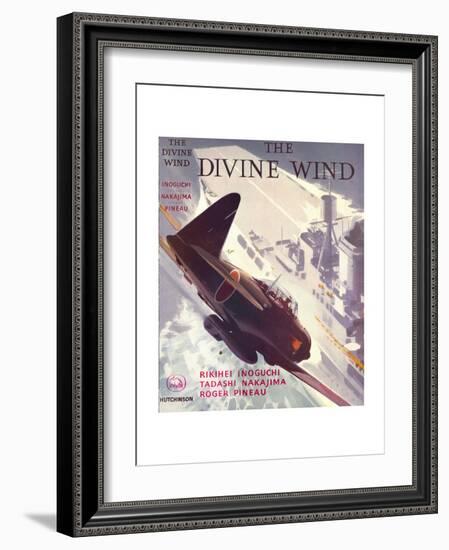 Book Cover for 'The Divine Wind', 1950s-Laurence Fish-Framed Giclee Print