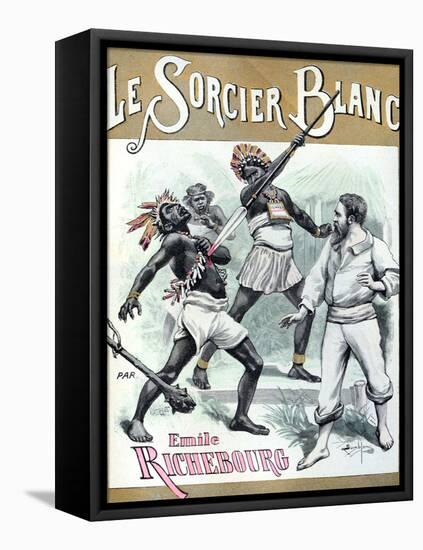 Book Cover of the White Sorcerer 1897-Chris Hellier-Framed Premier Image Canvas