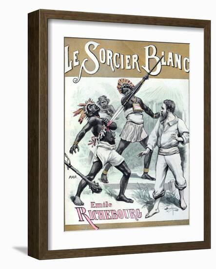 Book Cover of the White Sorcerer 1897-Chris Hellier-Framed Photographic Print