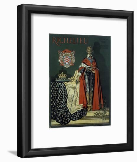 Book Cover 'Richelieu'-Maurice Leloir-Framed Art Print