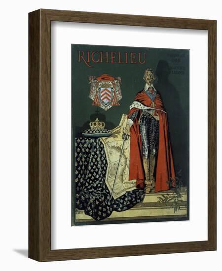 Book Cover 'Richelieu'-Maurice Leloir-Framed Art Print