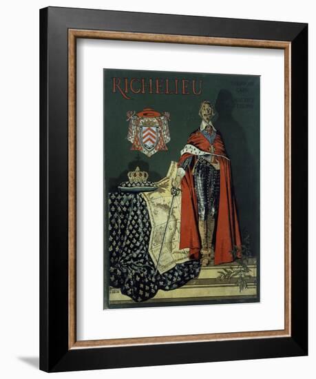 Book Cover 'Richelieu'-Maurice Leloir-Framed Art Print