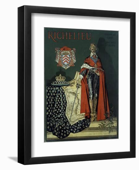 Book Cover 'Richelieu'-Maurice Leloir-Framed Art Print