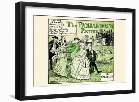 Book Cover the Panjandrum Picture Book-Randolph Caldecott-Framed Art Print