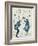 Book Illustration Depicting Two Characters-Katsushika Hokusai-Framed Giclee Print