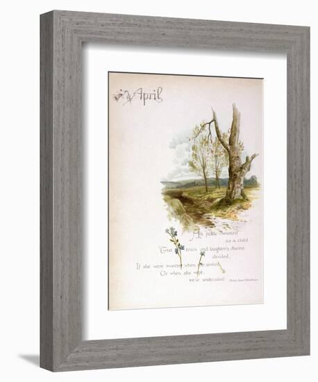 Book Illustration - March-Frederick Hines-Framed Premium Giclee Print