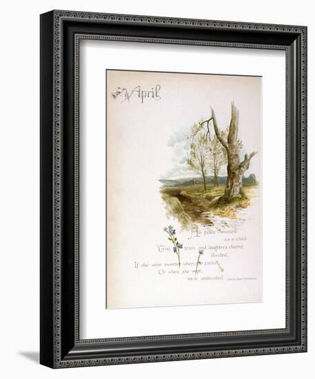 Book Illustration - March-Frederick Hines-Framed Premium Giclee Print