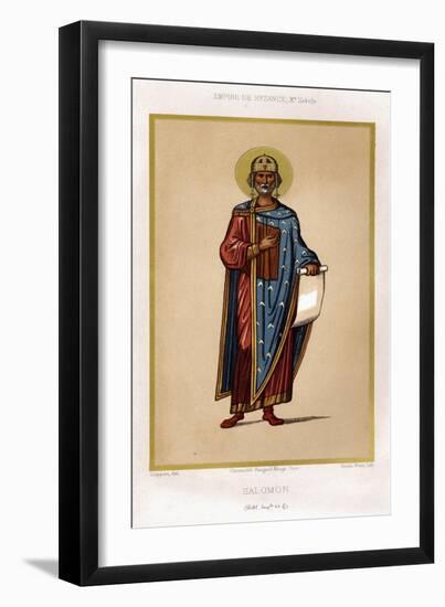 Book Illustration of King Solomon-null-Framed Giclee Print