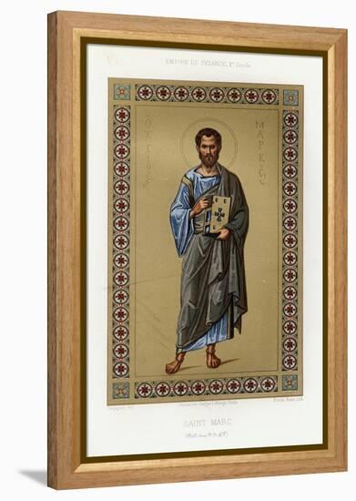 Book Illustration of Saint Mark-null-Framed Premier Image Canvas