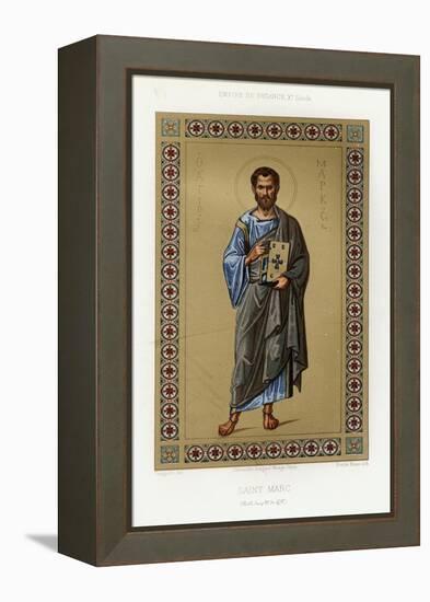 Book Illustration of Saint Mark-null-Framed Premier Image Canvas