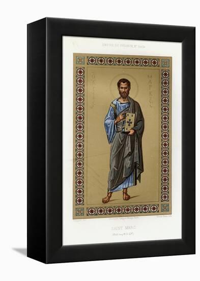 Book Illustration of Saint Mark-null-Framed Premier Image Canvas