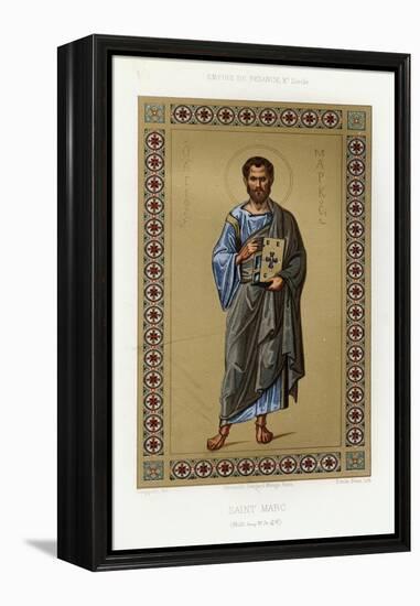 Book Illustration of Saint Mark-null-Framed Premier Image Canvas