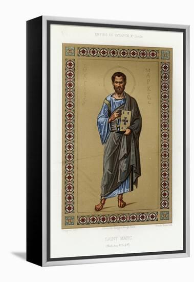 Book Illustration of Saint Mark-null-Framed Premier Image Canvas