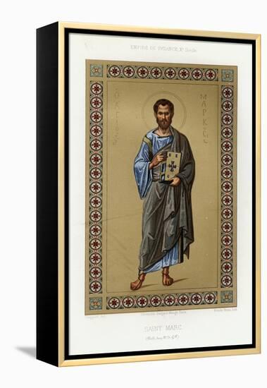 Book Illustration of Saint Mark-null-Framed Premier Image Canvas