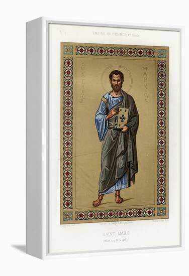 Book Illustration of Saint Mark-null-Framed Premier Image Canvas