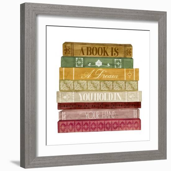 Book Lover I-Grace Popp-Framed Art Print