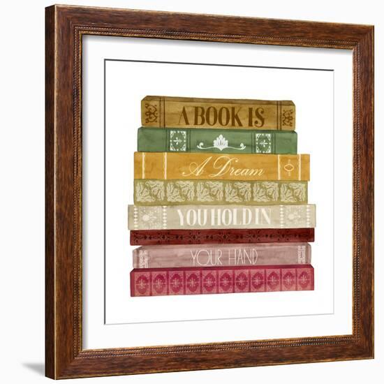 Book Lover I-Grace Popp-Framed Art Print