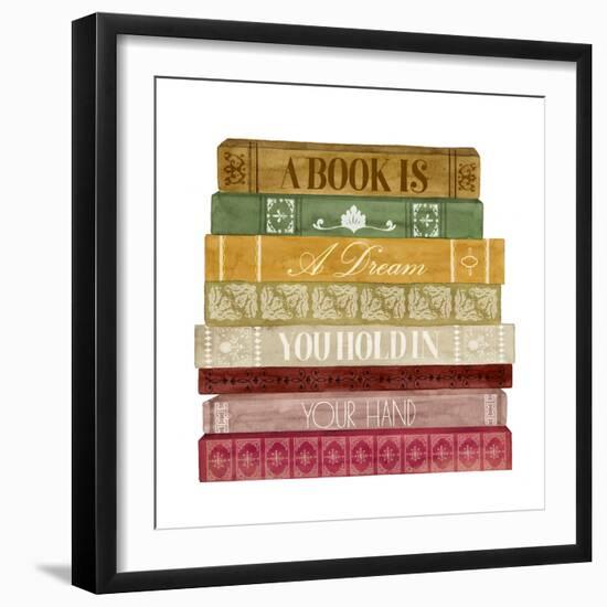 Book Lover I-Grace Popp-Framed Art Print