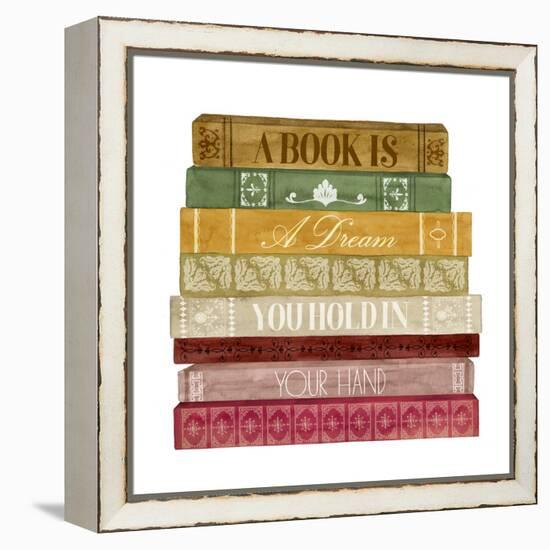 Book Lover I-Grace Popp-Framed Stretched Canvas