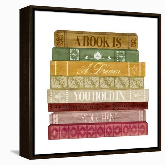 Book Lover I-Grace Popp-Framed Stretched Canvas