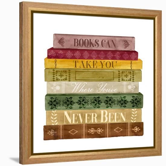 Book Lover II-Grace Popp-Framed Stretched Canvas