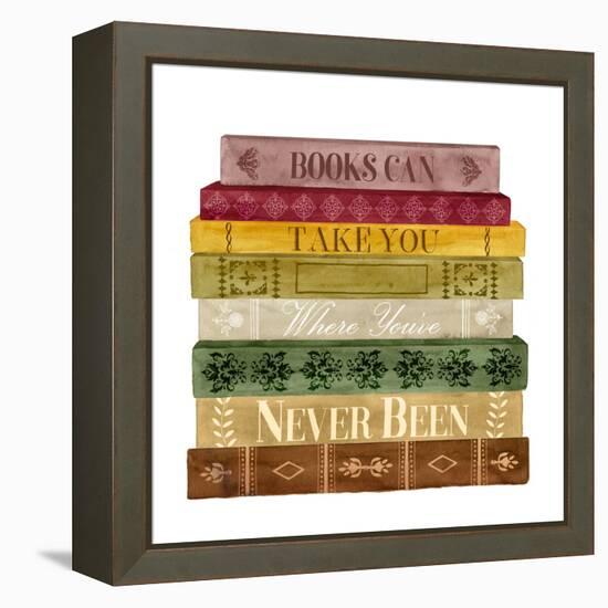 Book Lover II-Grace Popp-Framed Stretched Canvas