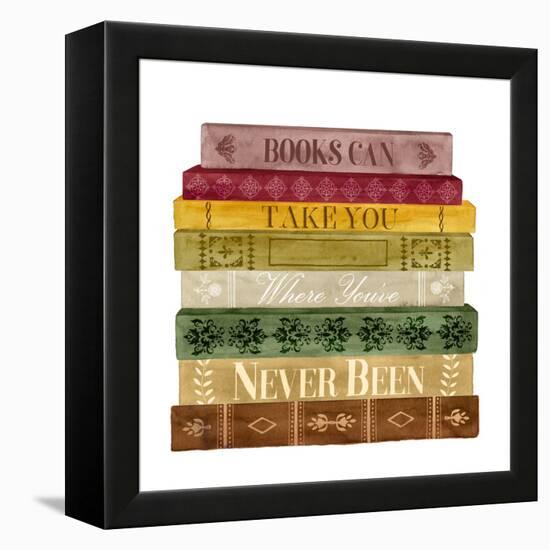 Book Lover II-Grace Popp-Framed Stretched Canvas