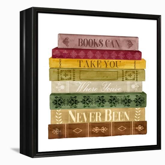 Book Lover II-Grace Popp-Framed Stretched Canvas