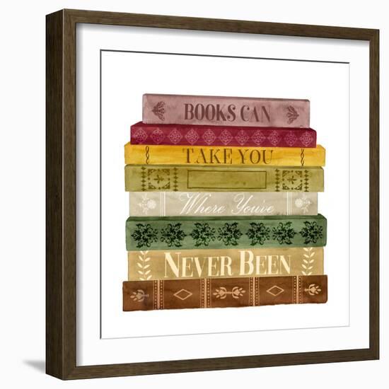 Book Lover II-Grace Popp-Framed Premium Giclee Print