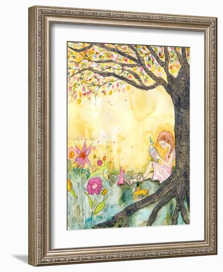 Book Nook-Wyanne-Framed Giclee Print