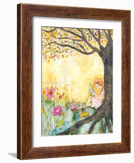 Book Nook-Wyanne-Framed Giclee Print