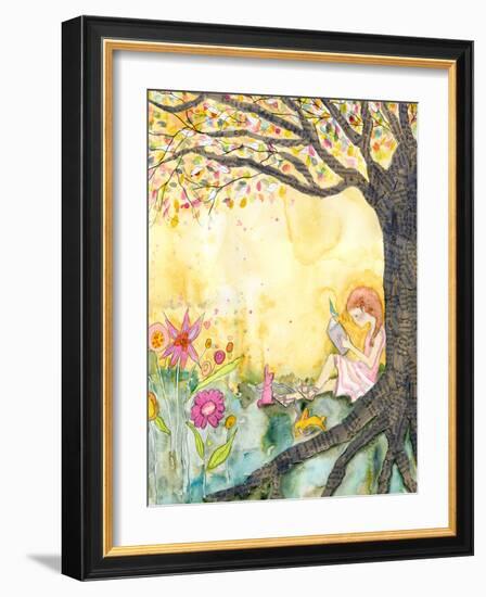 Book Nook-Wyanne-Framed Giclee Print