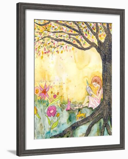 Book Nook-Wyanne-Framed Giclee Print