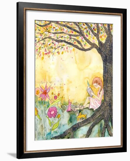 Book Nook-Wyanne-Framed Giclee Print